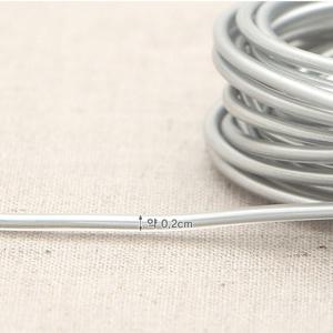 알미늄 와이어 2mm 마스크 헤어 소품 모자