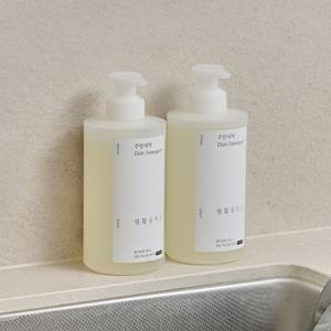 주방세제 용기 500ml x 2개 (자몽/쌀뜨물/바질 향)