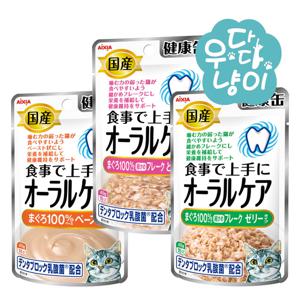 건강캔파우치 오랄케어 40g 고양이간식
