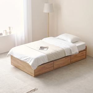 심플비 피크 낮은헤드 슈퍼싱글 침대세트(본넬매트리스)