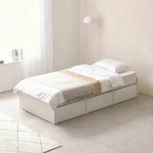 심플비 피크 낮은헤드 900미니싱글 침대세트(독립포켓+40T토퍼매트리스)