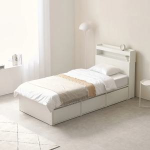 심플비 피크 수납헤드 900미니싱글 침대세트(독립포켓매트리스)