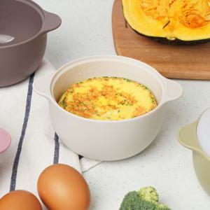 국산 실리콘 전자레인지 계란찜 용기 야채 라면용기 그릇 찜기 냄비