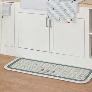 스윗체리 주방쿠션매트 싱크대 방수 다용도 PVC 쿠션 2size