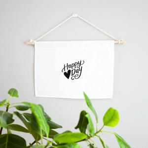 해피데이 화이트 50x35 가림막커튼 가리개커튼 창문가리개 미니 바란스 공간분리