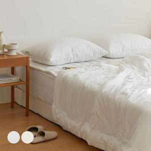 썸머내추럴 린넨룩 시어서커 여름 차렵이불 SS/Q 2color