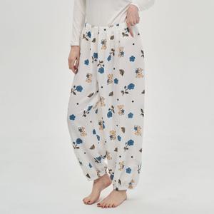 여성 벌룬 시보리 잠옷바지 9부  3color 1size
