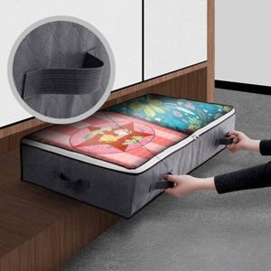 언더베드 리빙박스 침대밑 보관 패브릭 수납함 이불보관함 공간활용