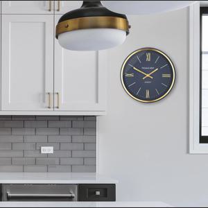 토마스켄트 햄튼 네이비 벽시계 / 무소음 / 선물용