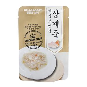 헬로도기 강아지죽 습식간식 삼계탕 삼계죽 80g