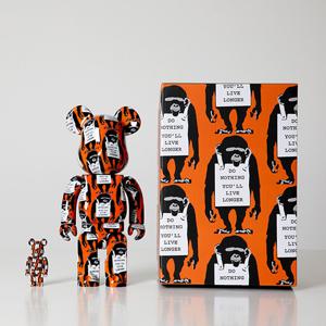 베어브릭 400%+100% 몽키사인 MONKEY SIGN