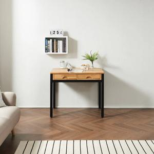 900 책상 1인용 심플 엘다 원목 스틸