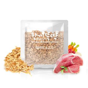한끼뚝딱 소프트 강아지사료 샘플 50g 1개