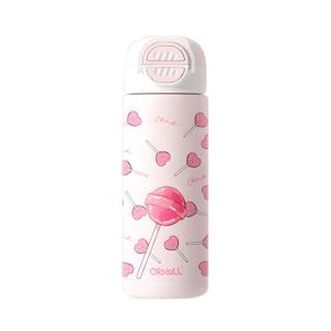 투온 원터치 스텐316 오볼 텀블러 480ml 초등학생 유치원 어린이집 빨대 물병 롤리팝