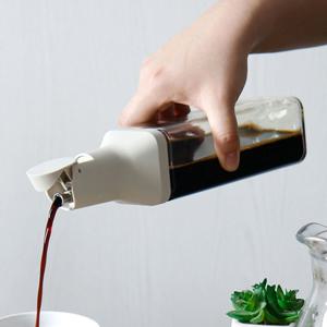 1+1 자동개폐오일병 꿀소분통 흐르지않는 올리브오일소분용기 참기름병 간장유리병