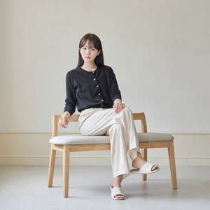 카라 고무나무 비건 가죽 의자 / 벤치