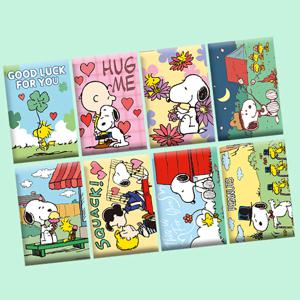 DIY 보석십자수 피너츠 스누피 FRIENDS 시리즈 미니이젤 13x18