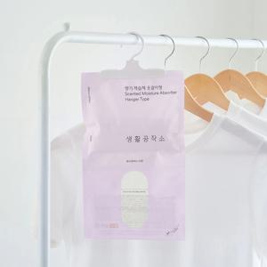 습기와 향기를 한번에! 향기 제습제 옷걸이형 200g (화이트머스크향) x 8개