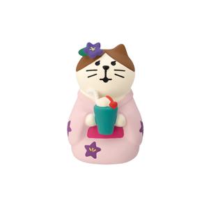 콘콤브레 칠석 유카타고양이(소다) 소품 피규어 미니어처