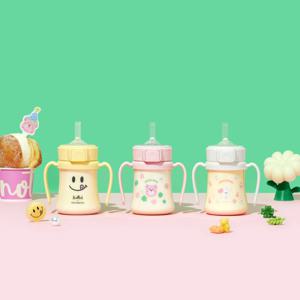 노티드 콜라보 PPSU 빨대컵 200ml (스마일/ 슈가베어/ 크림버니 택 1)