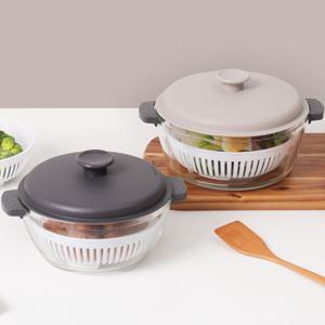 내열유리 전자레인지 계란찜기 2p세트 용기 유리캐서롤