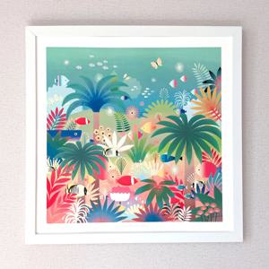 정사각 50x50 아트포스터 / 바다숲