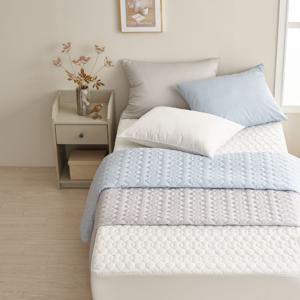 SS 뱀부 대나무 방수 누빔 코스트코 매트리스 커버 슈퍼싱글