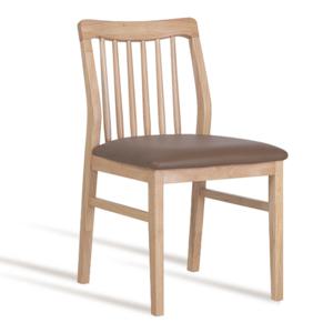 첼로2P 체어 식탁 카페 고무나무 원목 인테리어의자