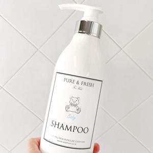 베이비 샴푸 리필통 500ml 화이트 샴푸 디스펜서 샴푸통