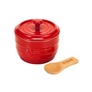 세라믹 솔트볼 소금용기 조미료통 250ml 체리