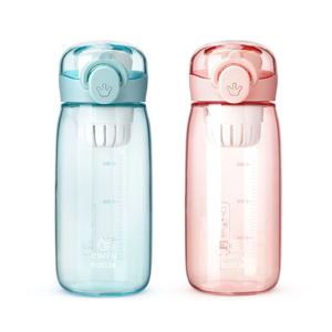 트라이탄 원터치보틀 420ml 물통 어린이 유아 아기 끈달린물통 스트랩물병 끈물병