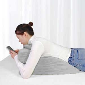 엎드려 쓰는 쿠션 메모리폼 등받이 베개 등쿠션