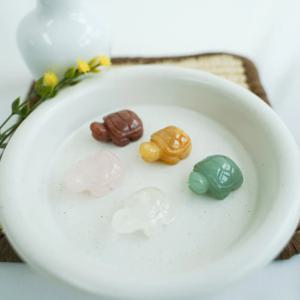 거북이 원석 장식 풍수 소품 작식품 인테리어 인형 재물