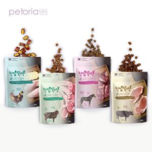 한입뚝딱 프리미엄 쫄깃 져키 큐브 강아지 육포 150g 1개