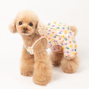 러블리 토끼 올인원 크롭탑 강아지 여름 옷 티셔츠