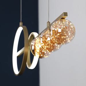 LED 투링써클 펜던트 50W 주백색 샴페인골드 식탁등