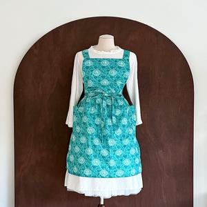 GOODS 리빙 패션템 _전통 문양 원피스앞치마 집들이 외국인선물 순면 천연원단