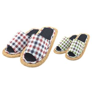 체크 청소슬리퍼 일자형 260mm 2colors 거실실내화