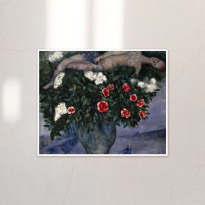 액자 The Woman and the Roses / 마르크 샤갈 (Marc Chagall)