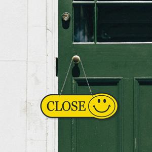 오픈클로즈 문패 영업중 OPEN CLOSED 간판 매장 팻말 현판 양면 안내판