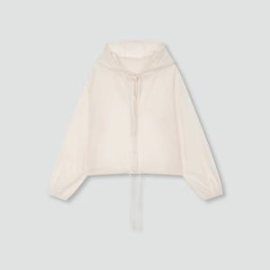 여 퓨어 코튼 후드 라운지 셔츠 (2 colors)