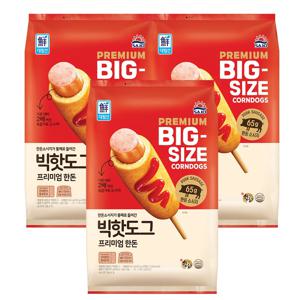 대림선 빅핫도그 520g(130g*4)*3개