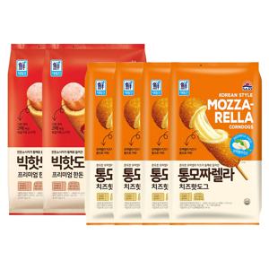 대림선 빅핫도그 520g*2개 + 통모짜렐라치즈핫도그 400g*4개