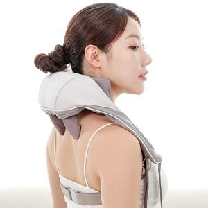 무선 목 어깨 안마기 4D 온열 찜질기 승모근 지압기 마사지기
