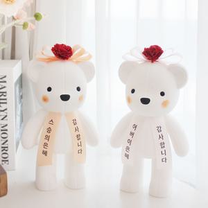 카네이션 어버이날/스승의날 선물 소중한마음 곰돌이 특대형 방향제