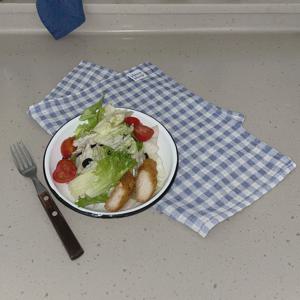 Gingham kitchen cloth / sky blue 키친크로스