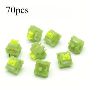 TEMU 아웃무 Silent Switch V3 라임 & 페어치 ABS 키캡 세트 - 내구성, 미끄럼 방지, 쉬운 설치, 기계식 키보드용 맞춤형 교체, 기계식 키보드 맞춤 | 생동감 있는 디자인 | 내구성 있는 ABS|키캡|키캡