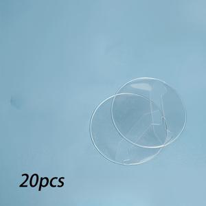 TEMU 20개 클리어 PVC 밀봉 보관 상자, 플랩이 있는 먼지 방지 디스플레이 케이스, 58mm 배지, 애니메이션 캐릭터 일러스트레이션, 수집 디스플레이 상자| 장식 상자| 안전한 닫힘 상자, 배지 홀더