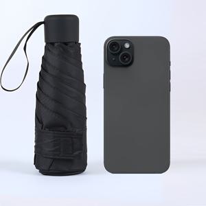 TEMU Mustarpicking 소형 방풍 여행용 우산 - 미니 포켓 접이식 디자인, UV 보호, 가벼운 20g, 비 또는 햇빛에 휴대용, 검정/흰색/보라색 옵션, 방수 장비 | 소형 우산 | 가벼운 구조, 크리스마스에 가장 적합