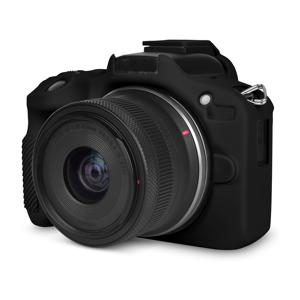 TEMU 캐논 EOS R50 블로깅 카메라용 가벼운 검은색 실리콘 보호 케이스 - 카메라 보호 없음, 부드러운 소재, 카메라 보호 | 디자인 | 실리콘 케이스